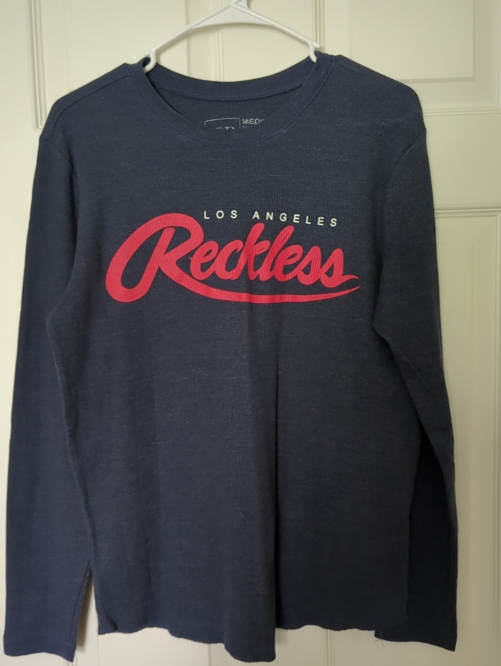 Young & Reckless Los Angeles Navy Long-Sleeve Top